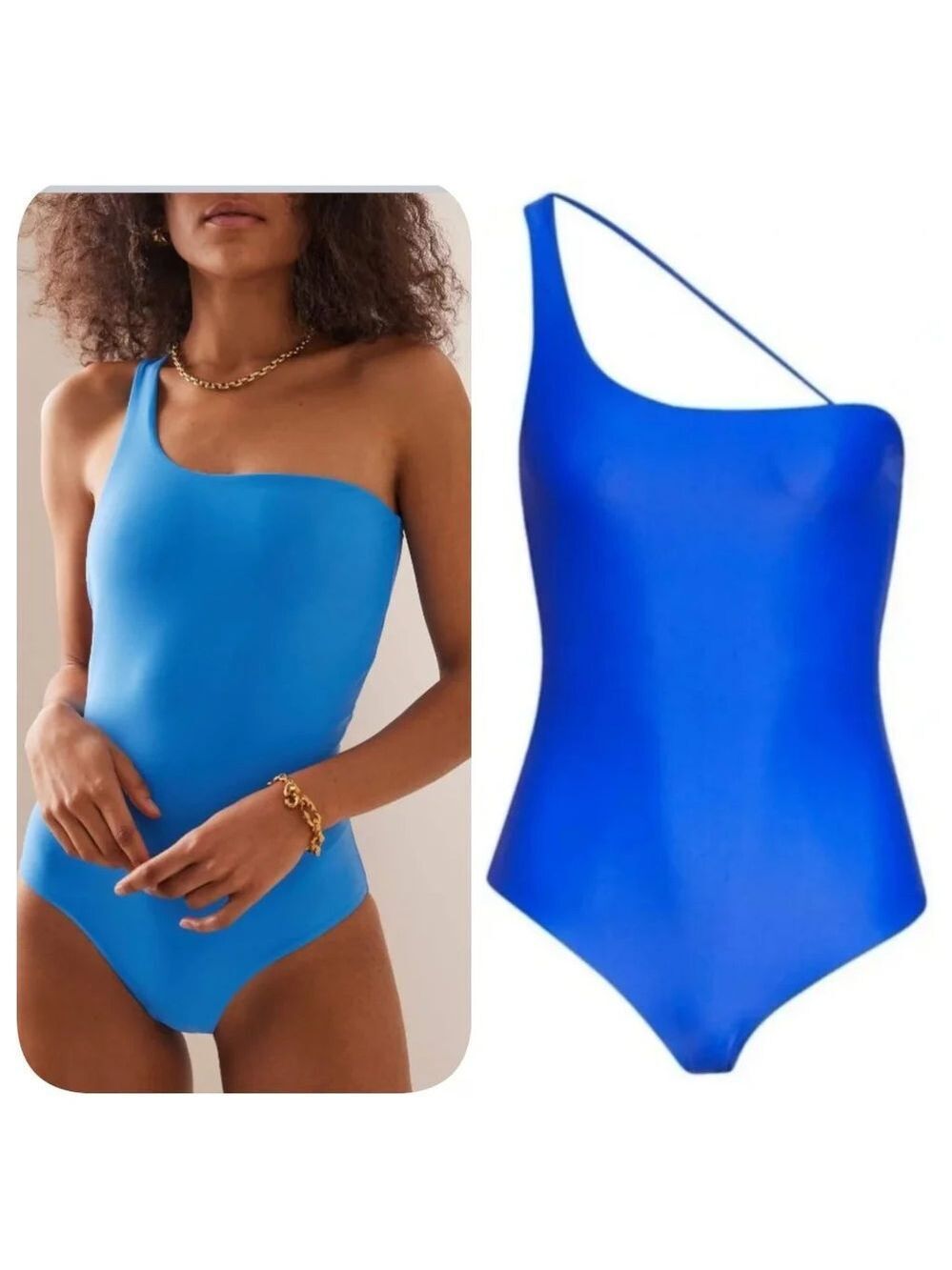 Jade Swim Ape One Piece Swimsuit XL Cobalt